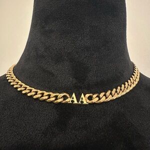 Initial Necklace. AA.